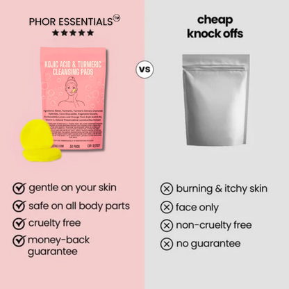 Phor Essentials® Kojic Acid Turmeric Cleansing Pads