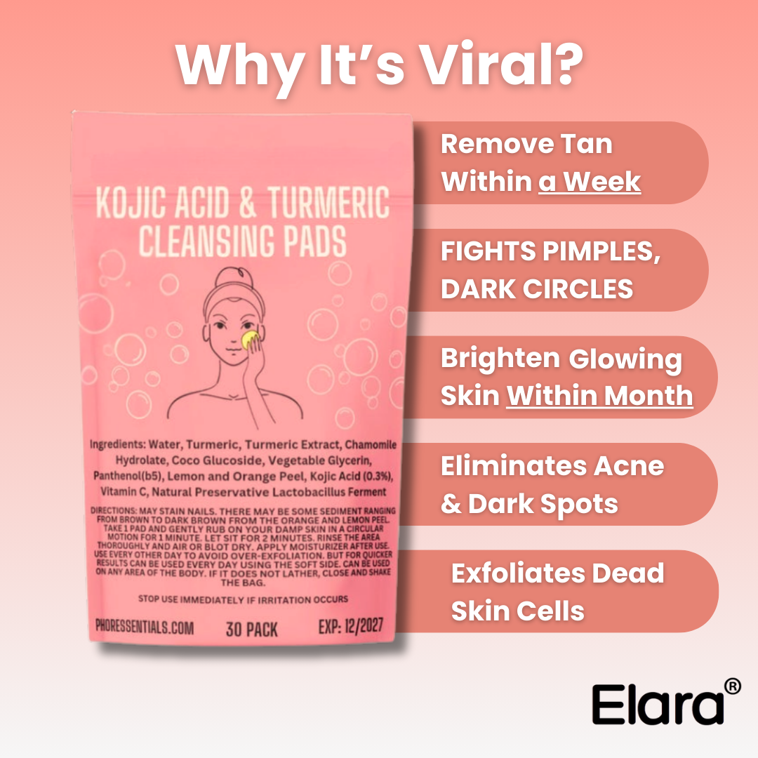 Phor Essentials® Kojic Acid Turmeric Cleansing Pads