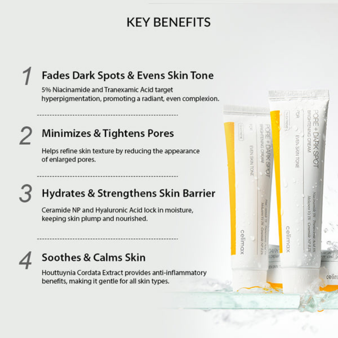 Celimax Pore+Dark Spot Brightening Cream 35ml