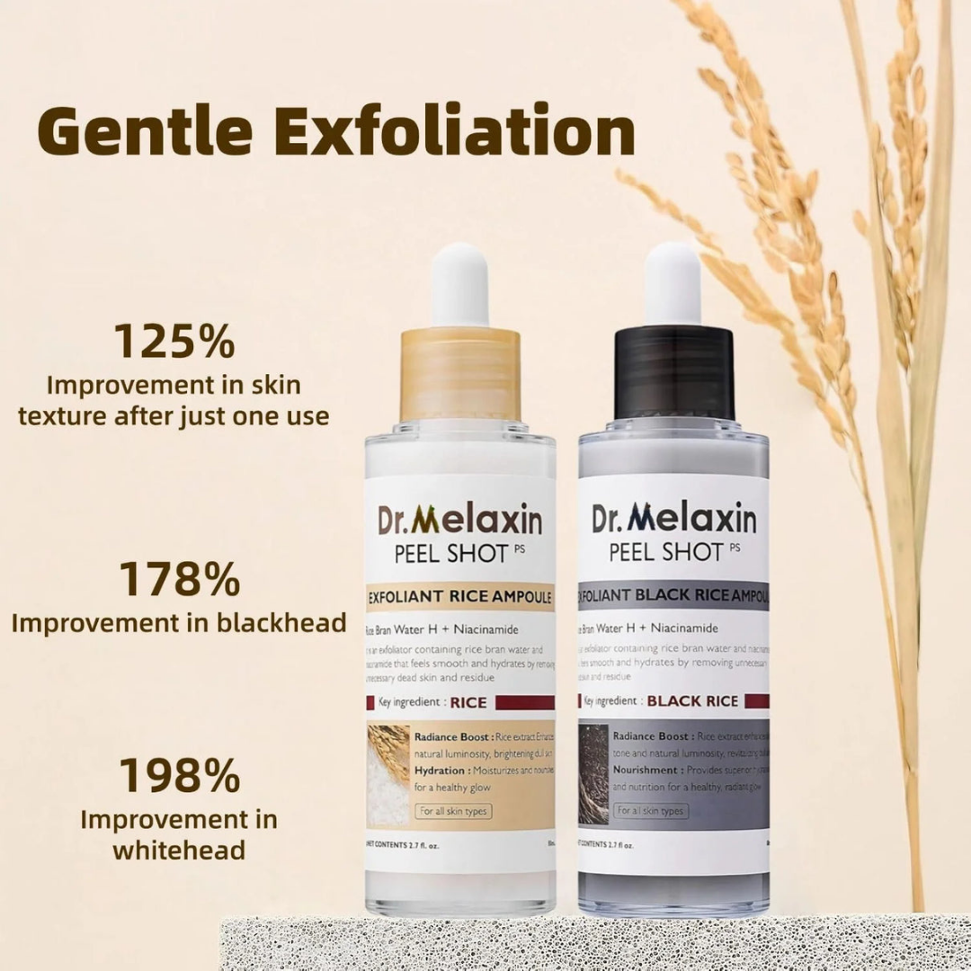 Dr.Melaxin® Peel Shot | Glow Exfoliant Rice Ampoule 80ml